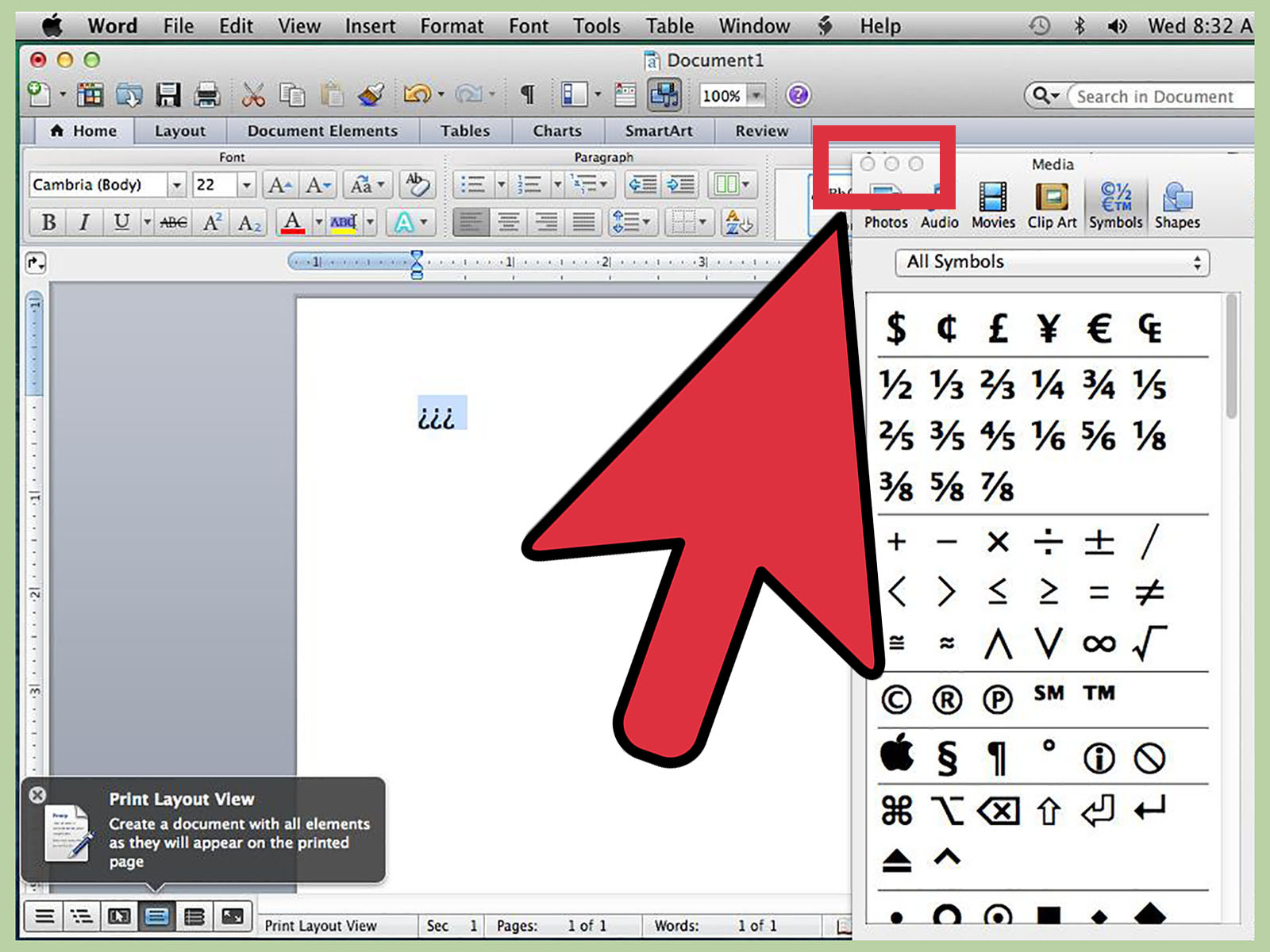 make an upsidedown text box in word for mac?